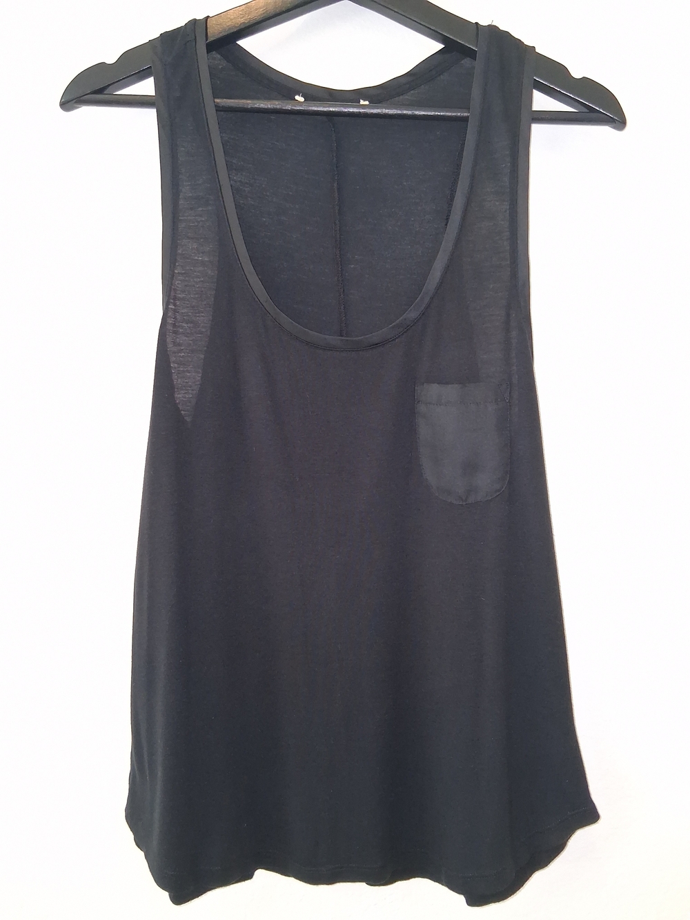 Forever 21 Black Sleeveless Pocket Tank
